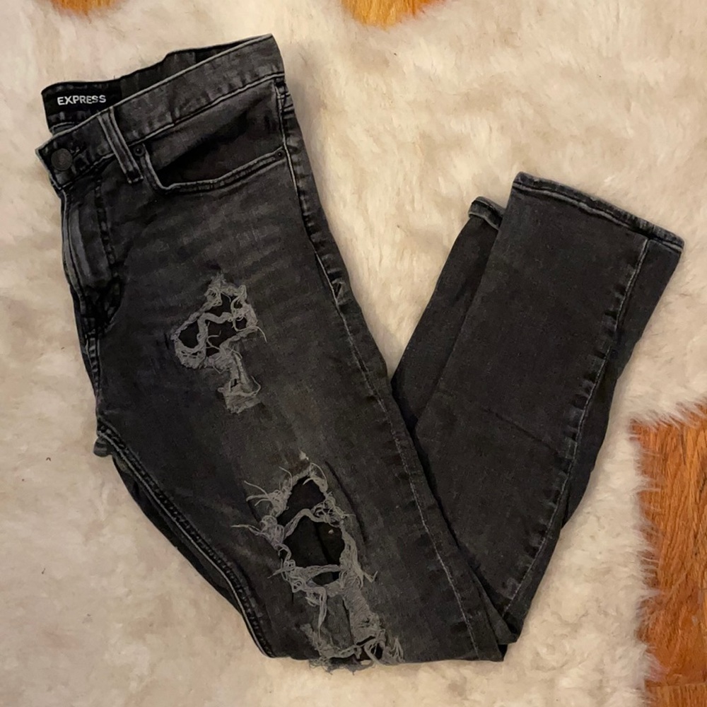 Express Men’s distressed Jeans